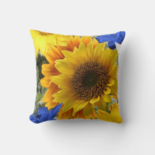 Throw Kissen Sonnenblume
