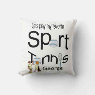 Throw Kissen Tennis Sport