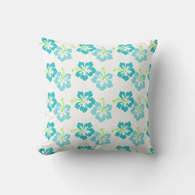 Throw Kissen Tropische Blume (Vorderseite)