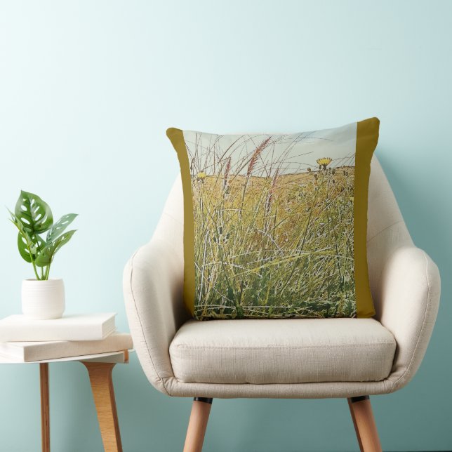 Throw Kissen "Wilde Blume" (Stuhl )