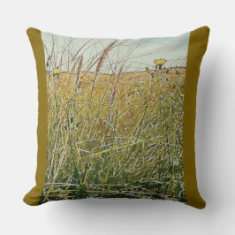 Throw Kissen "Wilde Blume"