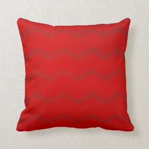 Throw-Kissen - Zickzack Rot Kissen