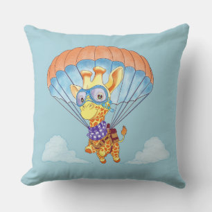 Throw Kissenparachute Giraffe Kissen