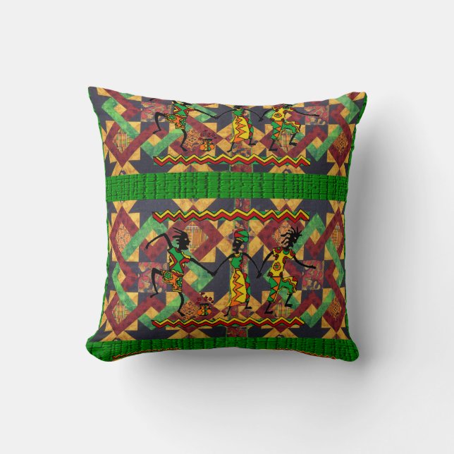Throw Pillow African Kissen (Vorderseite)