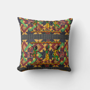 Throw Pillow African Kissen