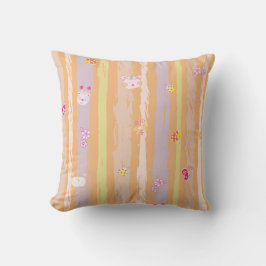 Throw Pillow – Baby Joy & Creatures Pastel Animal Kissen