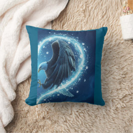 Throw Pillow Bald Eagle Heart - Forever and Ever Kissen
