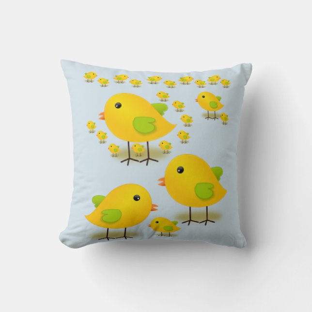Throw Pillow Bird Kissen (Vorderseite)