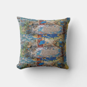 Throw Pillow Blue Kissen