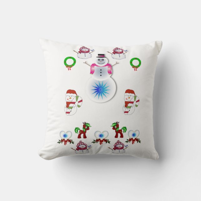 Throw Pillow Christmas Kissen (Vorderseite)