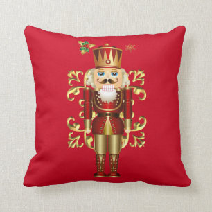 Throw Pillow-Christmas Nutcracker Kissen