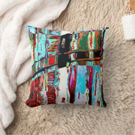 Throw Pillow – Collapse Reflection Abstract Design Kissen