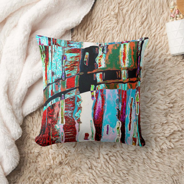 Throw Pillow – Collapse Reflection Abstract Design Kissen (Decke)