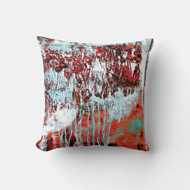 Throw Pillow – Corrosion Pulse Kissen (Vorderseite)