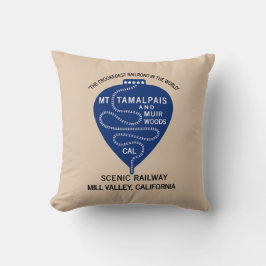 Throw Pillow Crookedest Bahn Tamalpais Kissen