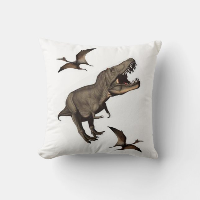 Throw Pillow Dinosaur Kissen (Vorderseite)
