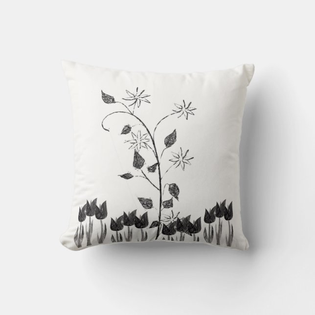 Throw Pillow Floral Kissen (Vorderseite)