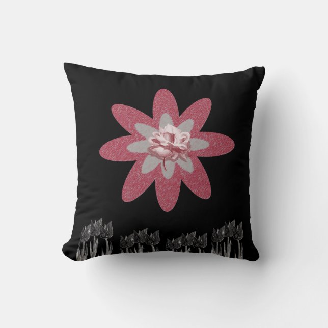Throw Pillow Floral Kissen (Vorderseite)