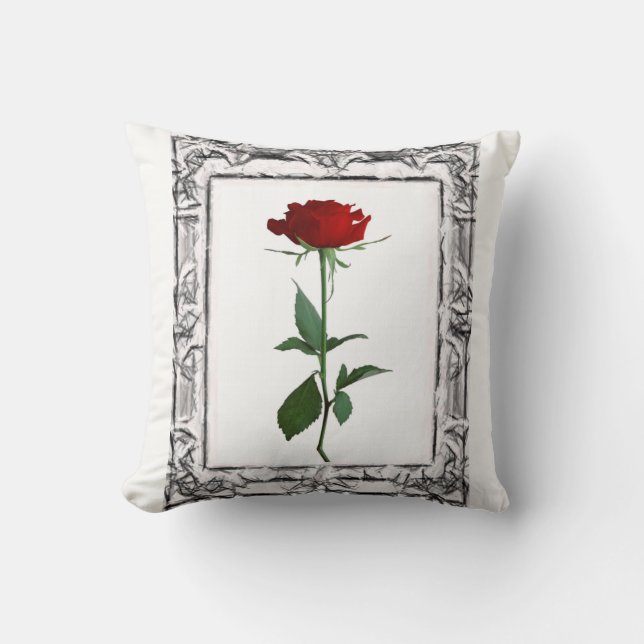 Throw Pillow Floral Kissen (Vorderseite)