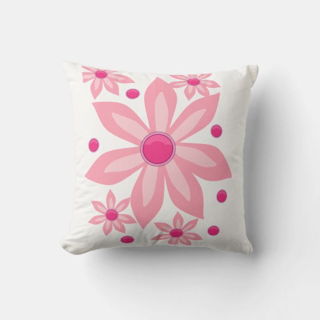 Throw Pillow Floral Kissen (Vorderseite)