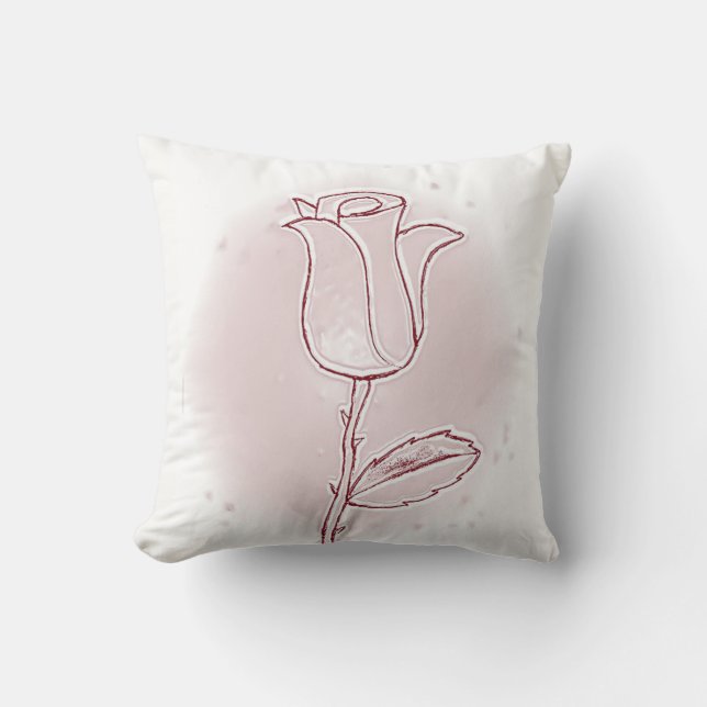 Throw Pillow Floral Kissen (Vorderseite)
