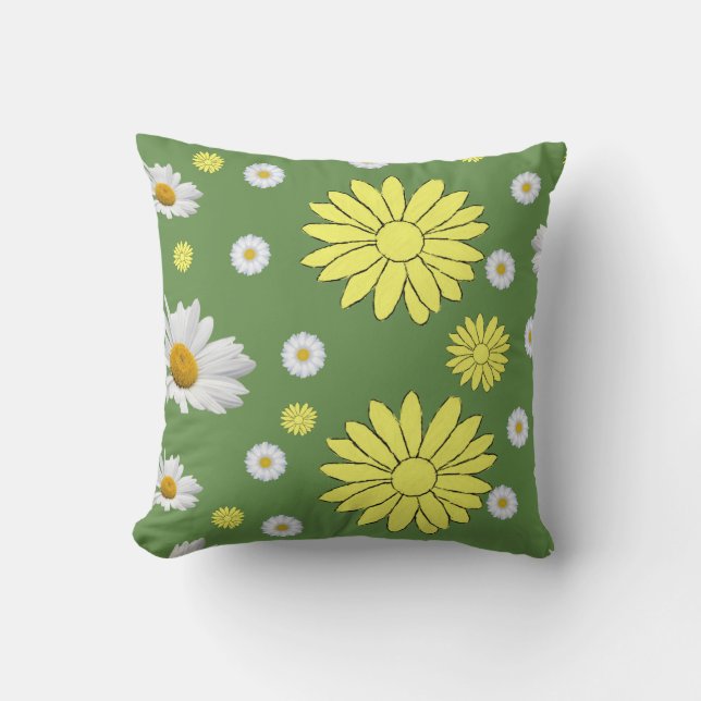 Throw Pillow Floral Kissen (Vorderseite)