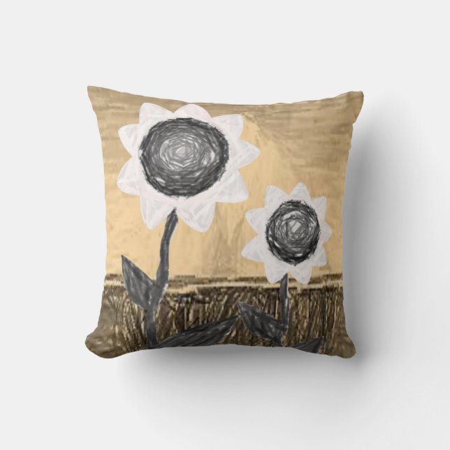 Throw Pillow Floral Kissen (Vorderseite)