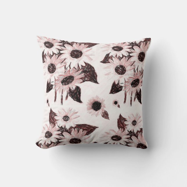Throw Pillow Floral Kissen (Vorderseite)