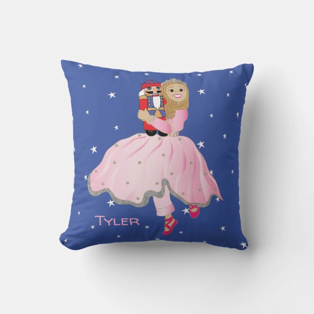 Throw Pillow Frohe Weihnachtsernährungsmittel Ball Kissen (Vorderseite)