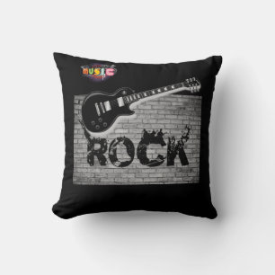 Throw Pillow Guitar Kissen