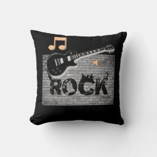 Throw Pillow Guitar Kissen
