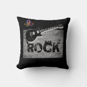 Throw Pillow Guitar Kissen