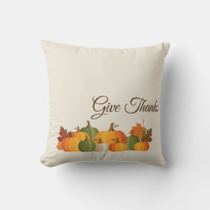 Throw Pillow-Herbst Kissen