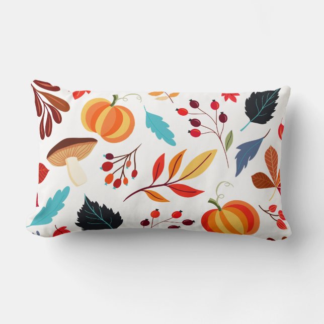 Throw Pillow-Herbst Lendenkissen (Vorderseite)
