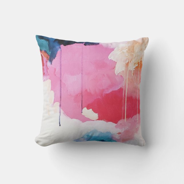 Throw Pillow Home Decor Abstract Clouds Kissen (Vorderseite)