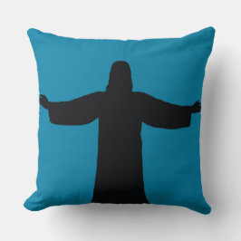 Throw Pillow jesus christ Kissen