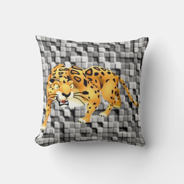 Throw Pillow Leopard Kissen (Vorderseite)