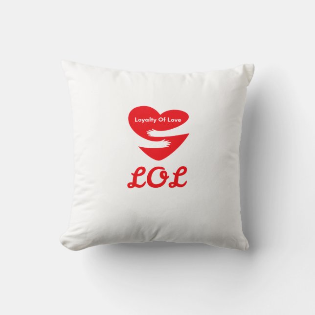 Throw Pillow lol Kissen (Vorderseite)