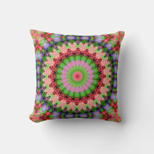 Throw Pillow Mandala rundes Muster kaleidoscope Kissen