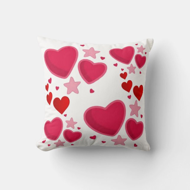 Throw Pillow multi happy  Kissen (Vorderseite)