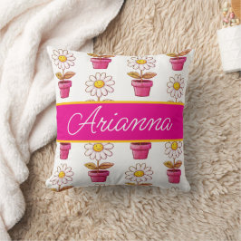 Throw Pillow niedlich Daisy personalisiert Kissen