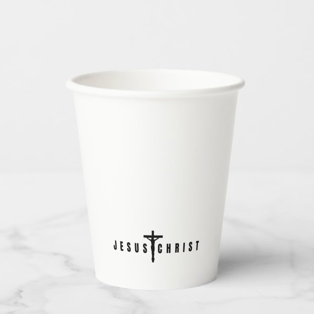 Throw Pillow Pappbecher (Vorderseite)