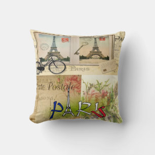 Throw Pillow Paris Frankreich Kissen