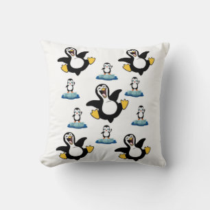 Throw Pillow Penguin Kissen