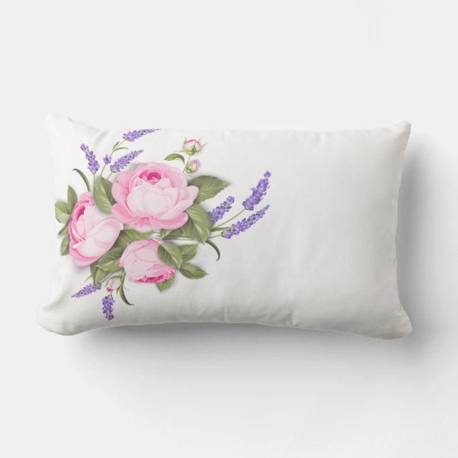 Throw Pillow Peony Outdoor Pillow Kissen Für Draußen (Vorderseite)