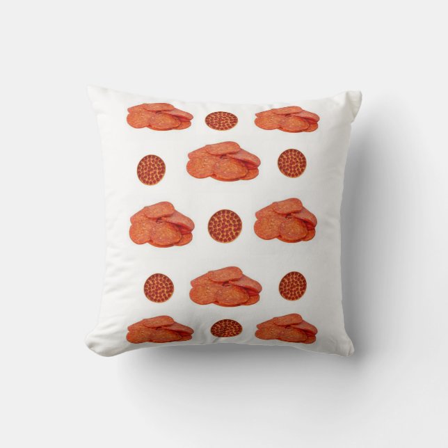 Throw Pillow Pepperoni Kissen (Vorderseite)