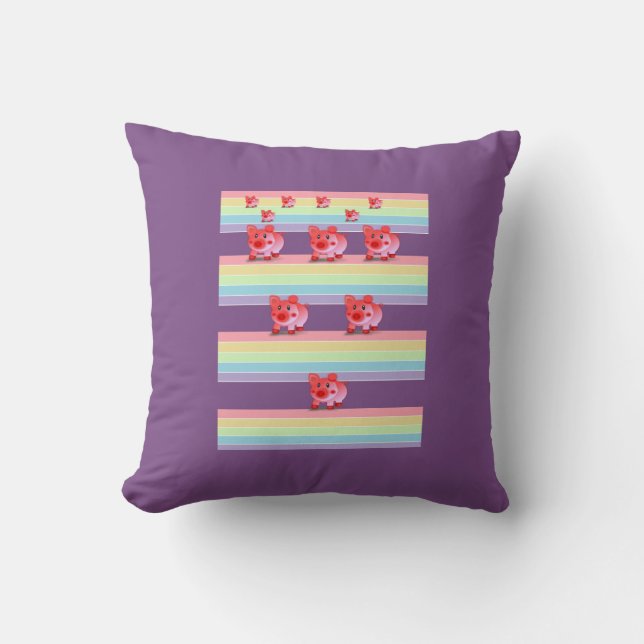 Throw Pillow Pig Kissen (Vorderseite)