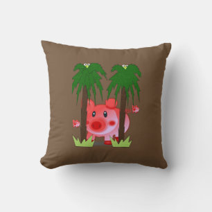 Throw Pillow Pig Kissen