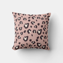 Throw pillow pink animal print kissen