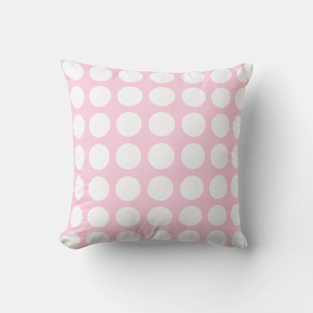 Throw Pillow-Polka Dots Kissen (Vorderseite)